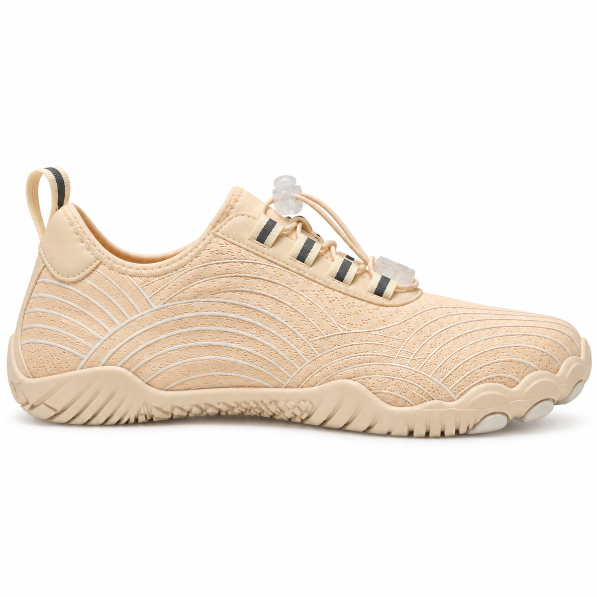 Cotta Flow Apricot barefoot schoen – binnenaanzicht met flexibele zero-drop zool